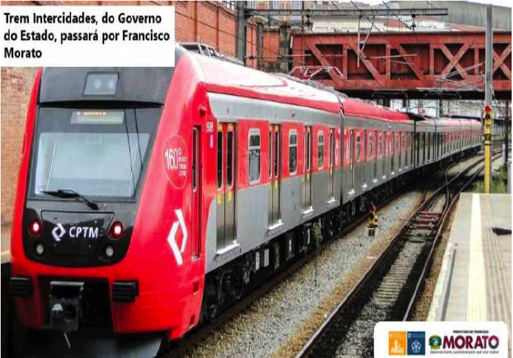 Trem Intercidades vai passar por Francisco Morato