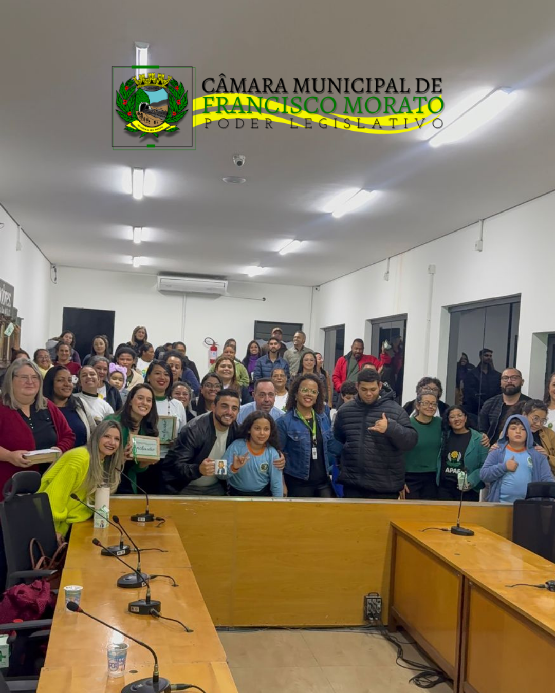 Evento sobre inclusão em alusão ao Setembro Verde na Câmara municipal.